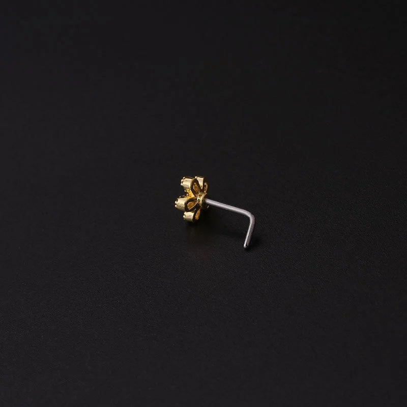 SERIES E - Trendy Dainty 20G Nose Stud (Piercing Required), Dainty Nose Stud