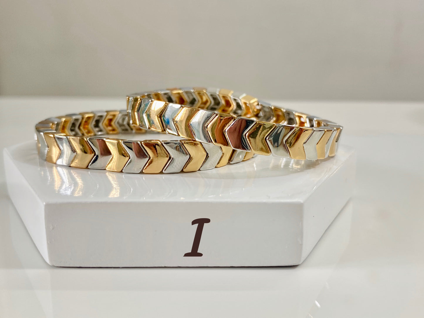 Perles de carreaux d’émail de flèche multicolores, bracelets Colorblock, perles d’émail, Tila tendance, bracelets extensibles, bracelets Boho, perles de carreaux