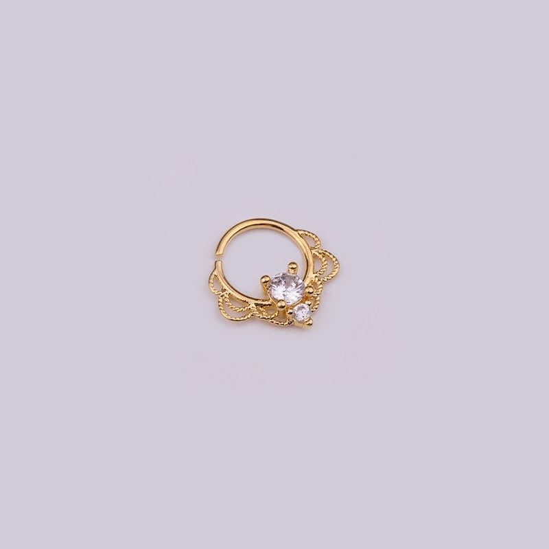 CELESTE | Sparkly Daith Piercing Hoops