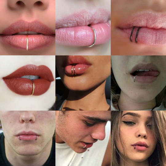FAKE LIP CUFF, Faux Lip Ring, Gold Lip Hoop, Gothic Man Jewelry, Fake Lip  Piercing, Delicate Lip Ring, Gold Lip Jewelry, Tiny Lip Ring - Etsy