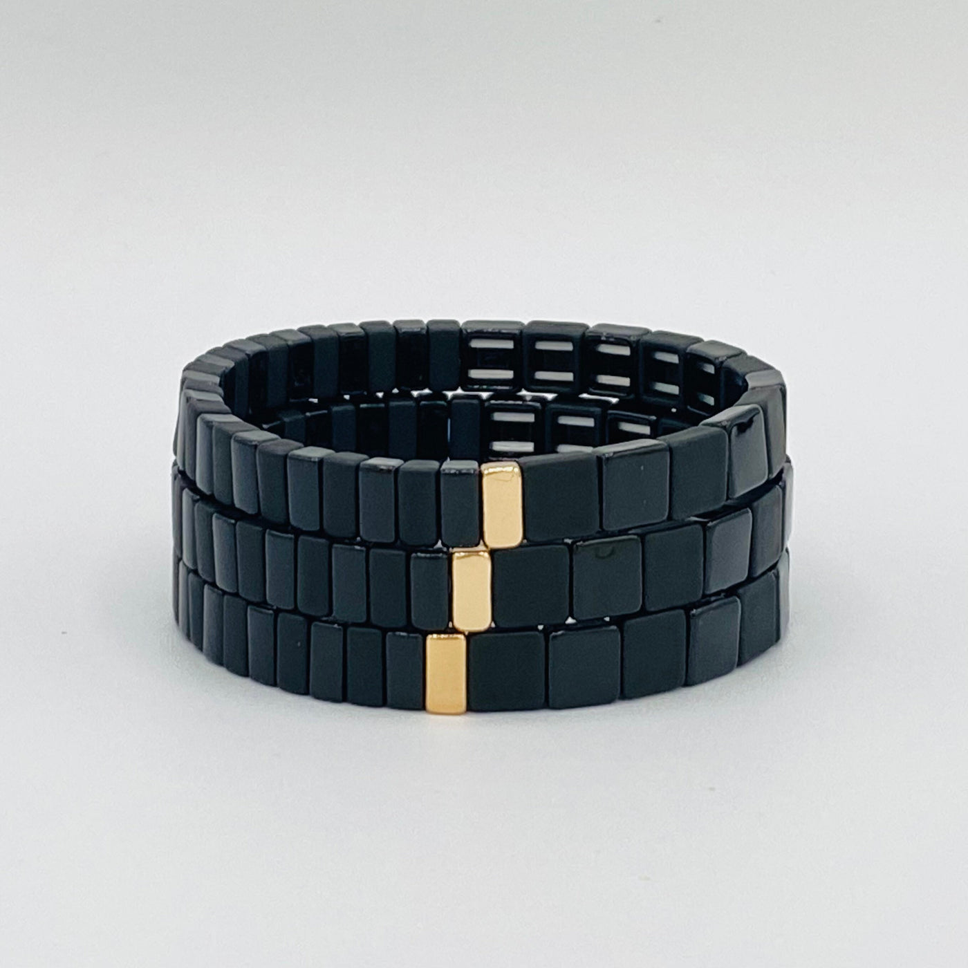 JETT | Handcrafted Enamel Tile Bracelet Set