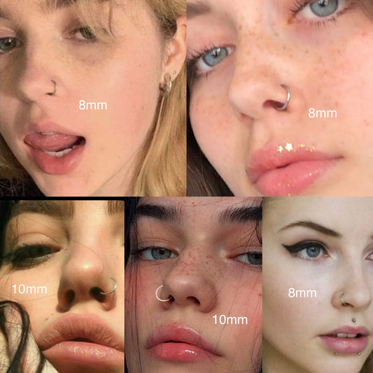 SERIE O – Multiway-Hoops, Fake-Hoop-Nasenring, Fake-Lippenring