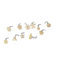 SERIES D - Trendy 20G Nose Stud (Piercing Required), Dainty Nose Stud