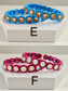 Kleine Kristall-Emaille-Fliesenperlen, Colorblock-Armbänder, Emaille-Perlen-Armbänder