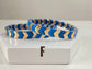Multi-Color Arrow Enamel Tile Beads, Colorblock Bracelets, Enamel Beads, Trendy Tila, Stretch Bracelets, Bohemian Bracelets, Tile Beads