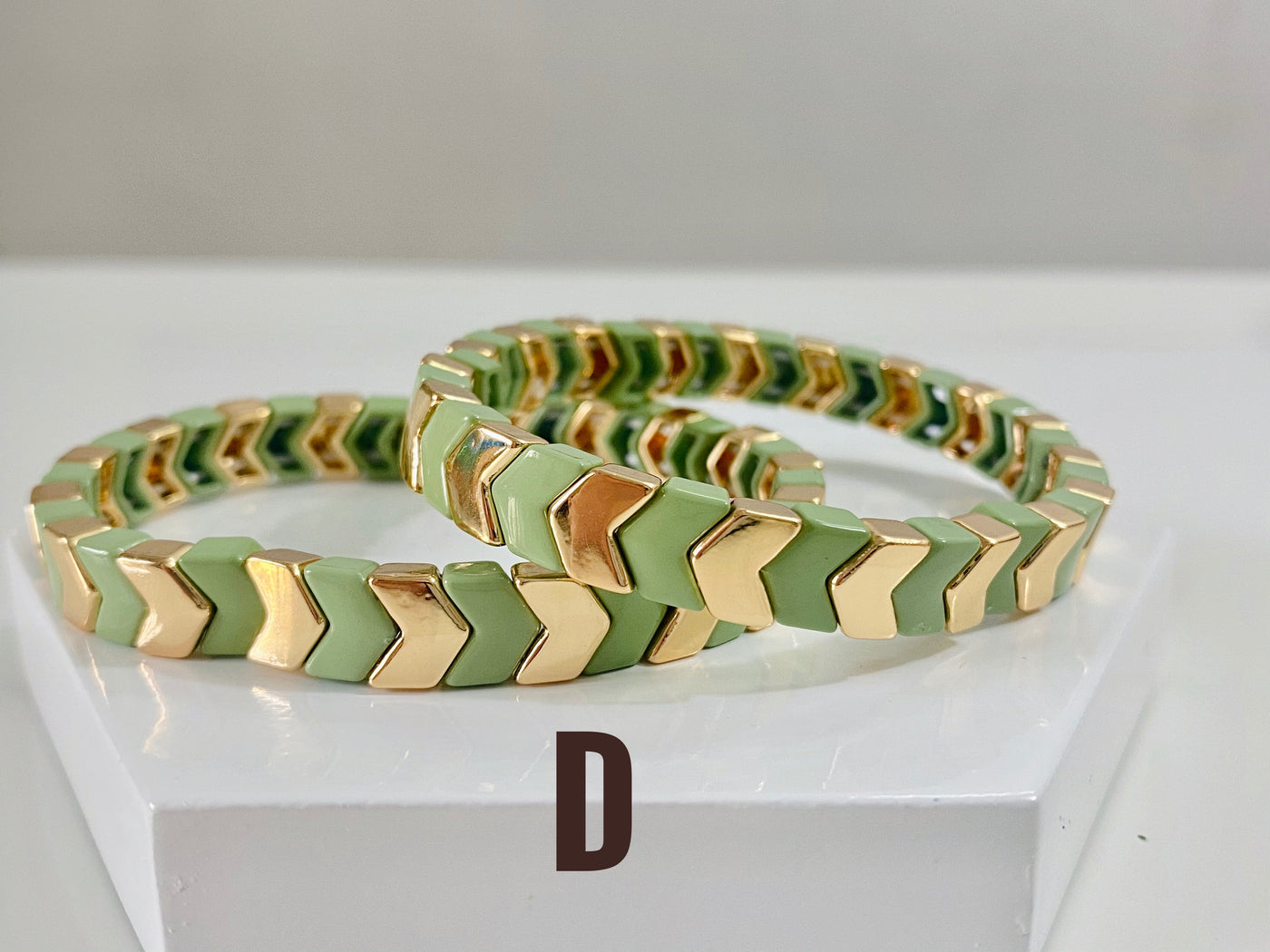 Colorblock Arrow Multi-Color Arrow Enamel Tile Beads, Colorblock Bracelets, Enamel Bead ...