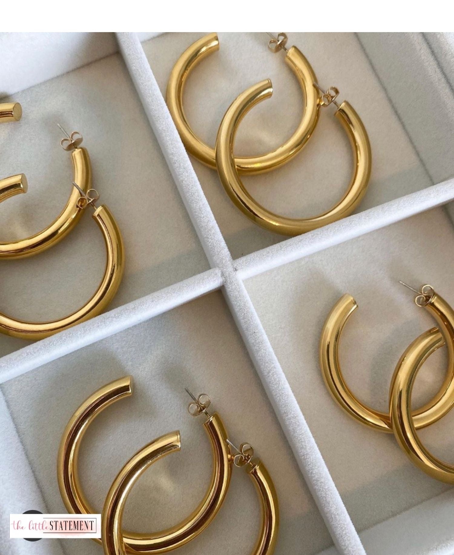 Gold-tone 60MM Hoop Earrings | Claire's US