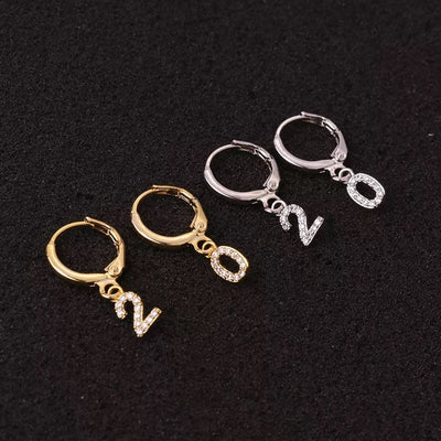 Boucles d’oreilles Lucky Number, boucles d’oreilles cerceaux personnalisées