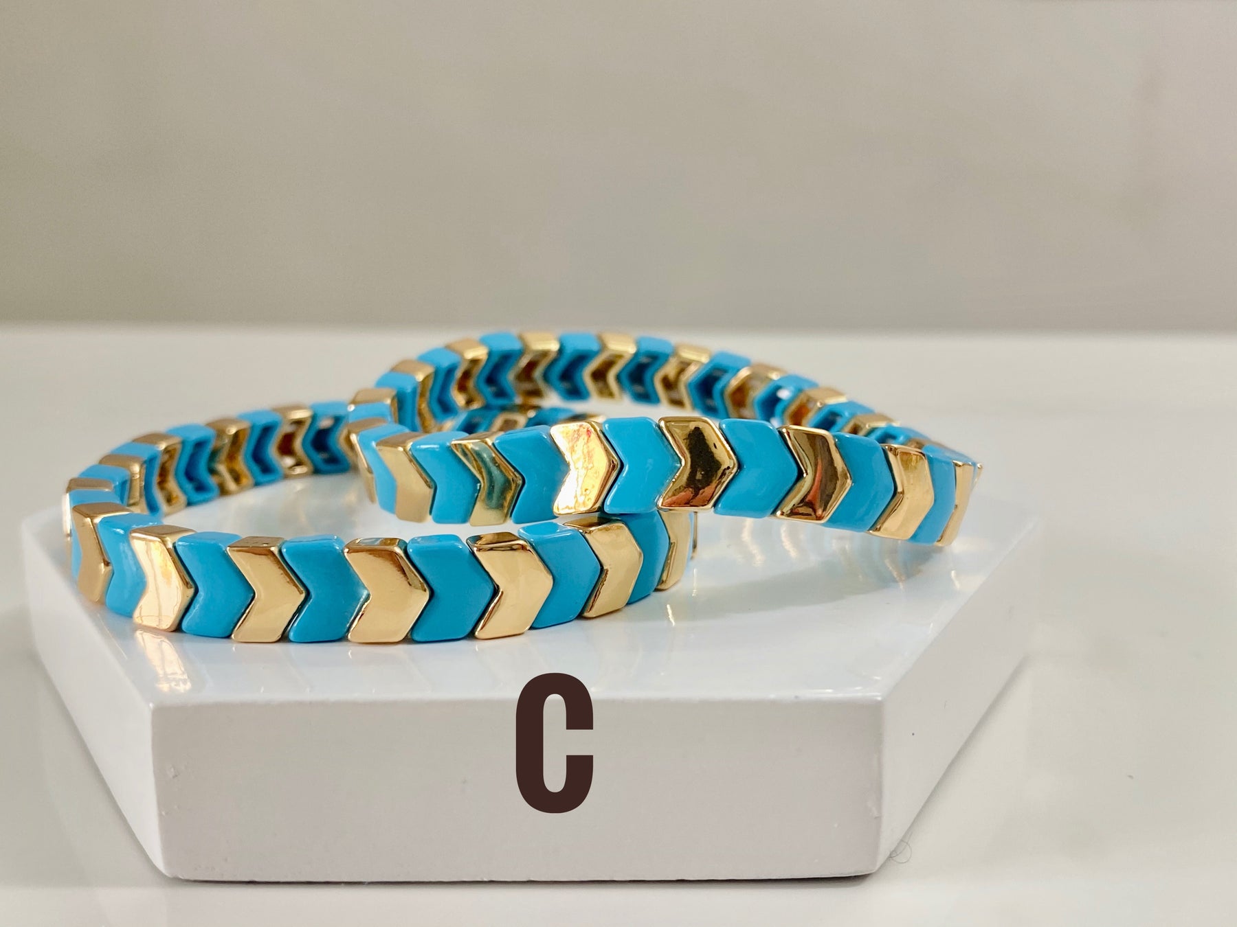 Colorblock Arrow Multi-Color Arrow Enamel Tile Beads, Colorblock Bracelets, Enamel Bead ...