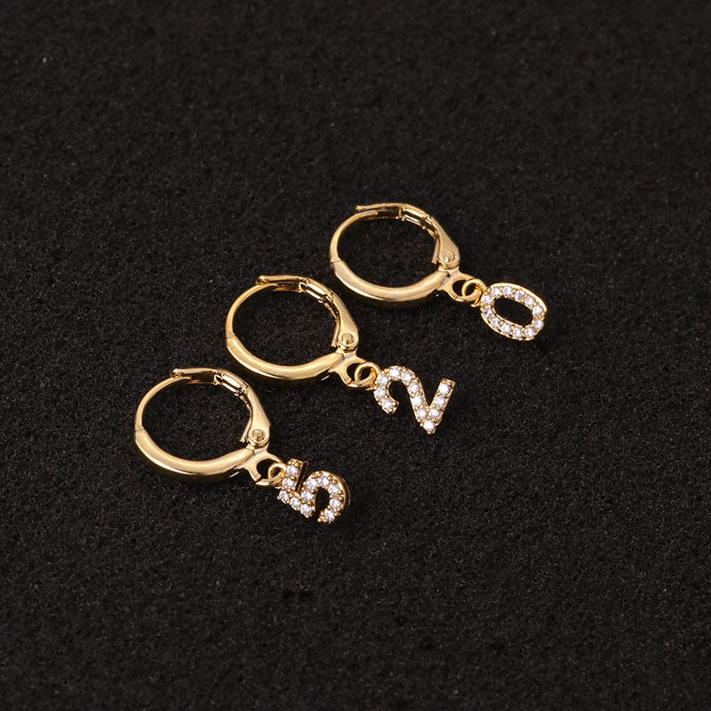 Boucles d’oreilles Lucky Number, boucles d’oreilles cerceaux personnalisées