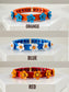 Colorful Daisy Enamel Tile Bead Bracelet, Flower Colorblock Bracelet