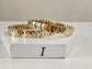 Perles de carreaux d’émail de flèche multicolores, bracelets Colorblock, perles d’émail, Tila tendance, bracelets extensibles, bracelets Boho, perles de carreaux