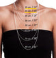 Highlight Regenbogen-Emaille-Fliesenperlen-Halskette, Tila-Fliese, Colorblock-Halsband