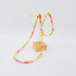 Ice Cream Enamel Tile Beads Necklace and Bracelet, Tila Tile, Colorblock Choker