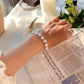 Bracelets chics en perles d'eau douce authentiques, bracelets en perles baroques, bracelets classiques chics
